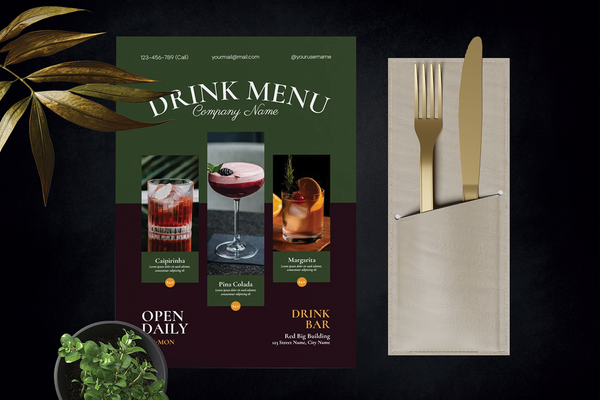 Drinks in a Menu: The Secret to Organizing and Upselling (Templates)